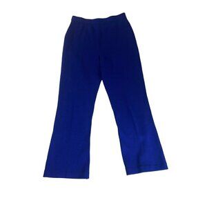 Vintage St John Evening By Marie Grey Women's Blue Thick Pull On Pants - 12
